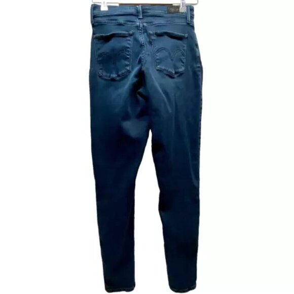 Levi's 512 Jeans Perfectly Slimming Super Skinny Blue Denim Women's 4 GUC - Picture 7 of 13